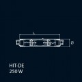 Лампа металлогалогеновая BLV Hitlite Nepturion, 250 Вт, Fc2, 14000K